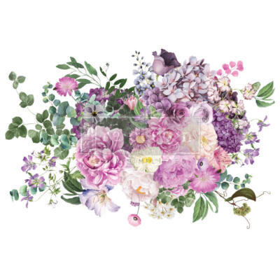 Transfer para muebles · Morning Purple · 61×88,9 cm en 2 hojas Re-design