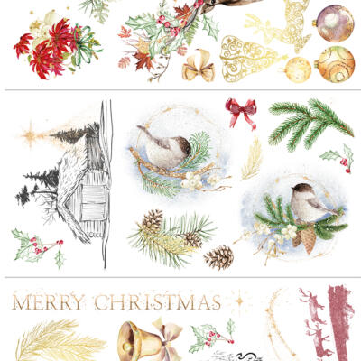 Transfer para muebles · When Christmas Comes · 88,5×58 cm en 3 hojas Hokus Pokus
