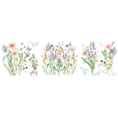 Transfer para muebles · Wild Gardens · 3 hojas 30×30 cm Hokus Pokus