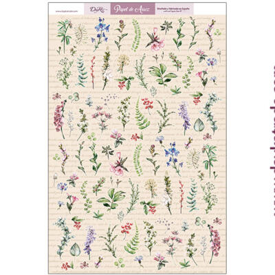 Papel de arroz Ramas en Flor