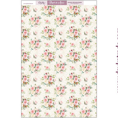 Papel de arroz Fondo Floral