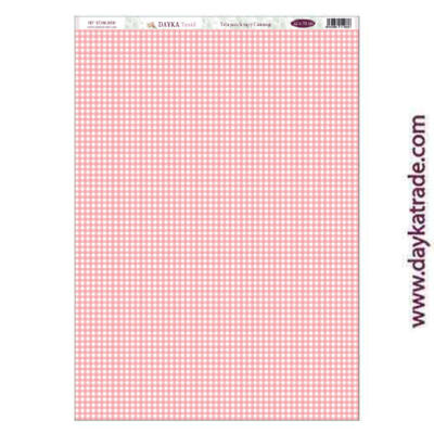 TELA PARA SCRAP Y CARTONAJE – 32×70 cm – Fondo vichy