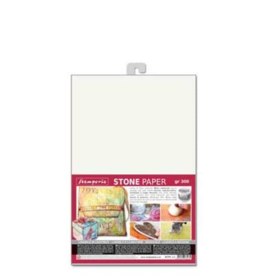 Stone Paper, lavable, colgable, de 300 gr. tamaño A3, 29.7 x 42cm.