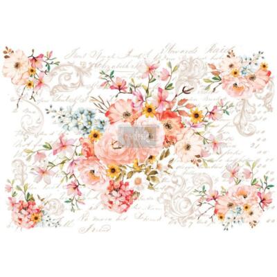 Transfer para muebles · Rose Celebration ·111,7×76,2 cm en 6 hojas Re-design