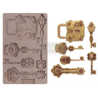 Molde de silicona Mechanical Lock & Keys
