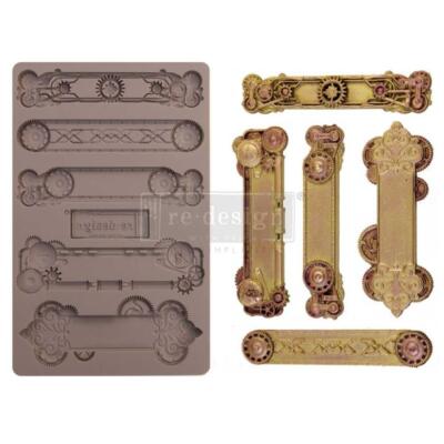 Molde de silicona Placas Steampunk 1 pieza, 5″x8″, 8 mm de espesor