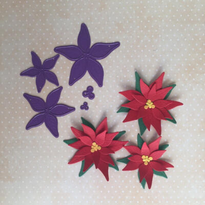 Troquel flor de pascua