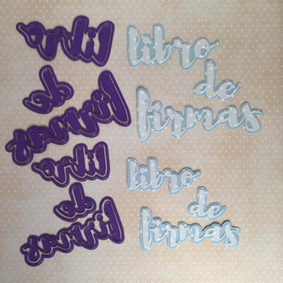 Troquel libro de firmas M