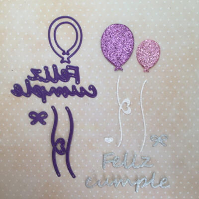 Troquel feliz cumple