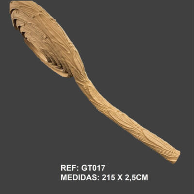Elastic Wood Ribete flexible tallado
