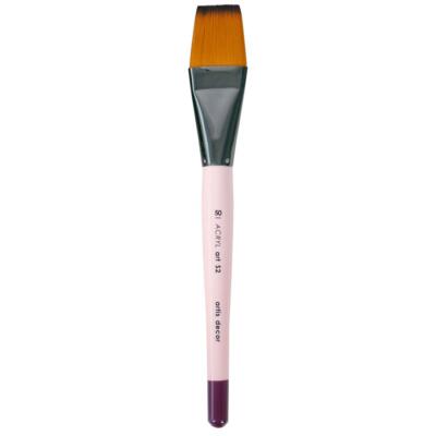 Pincel Acryl Art S2 plano mango corto