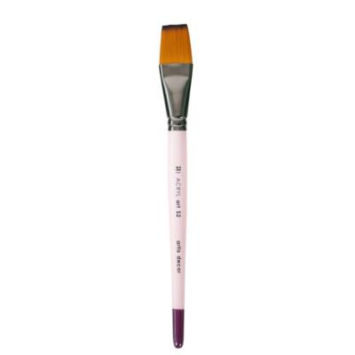 Pincel Acryl Art S2 plano mango corto