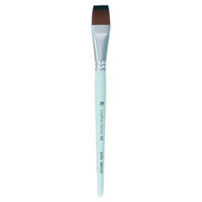 Pincel Crafter S2 plano mango corto