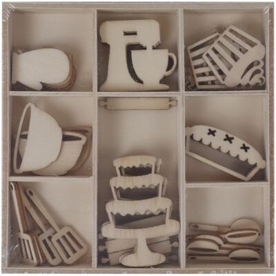 SET MADERITAS »Repostería» 45 pzs. ARTIS DECOR
