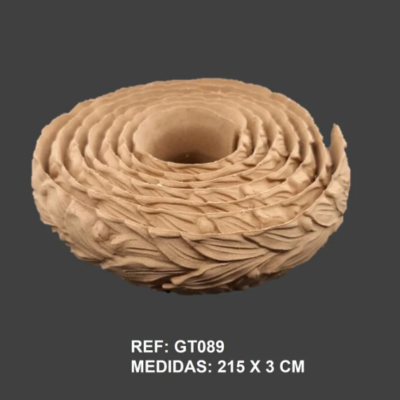 Elastic Wood Ribete flexible tallado