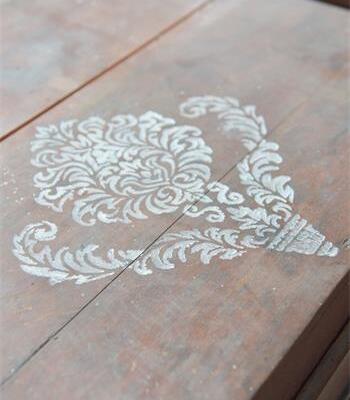 Stencil Filigran Motif 2 28 x 27cm