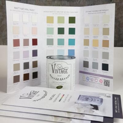Carta de color Vintage Paint 69 colores