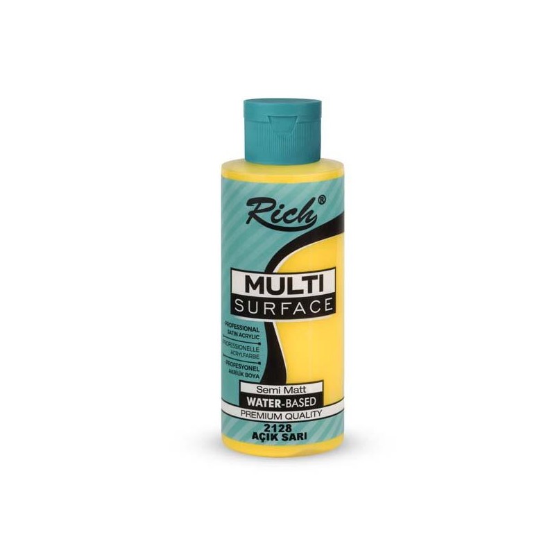 Pintura acrílica multisuperficie 120 ml – Amarillo Claro 3 Pintura acrílica multisuperficie 120 ml – Amarillo Claro