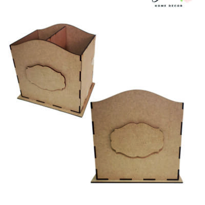 Organizador de madera Shabby Chic – Modelo ondas