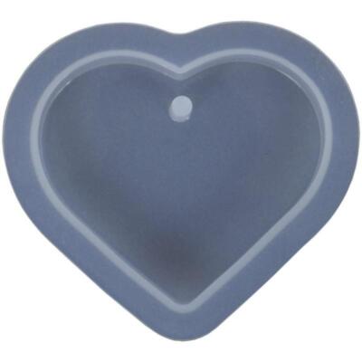 Molde se silicona para resina colgante Corazón