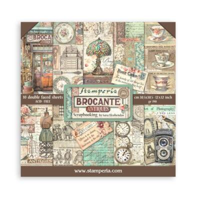 Scrapbooking Pad 10 sheets cm 30,5×30,5 – Brocante Antiques