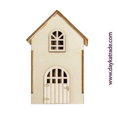 Casita de madera en 3D 8,5 x 15cm
