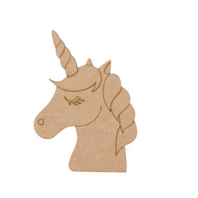 Unicornio MDF Set 12 4.4x6x0.3cm