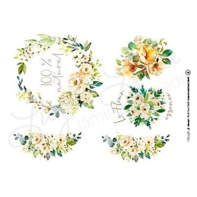 Transfer DTF textil · Ramos Natural · A4