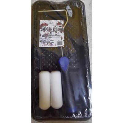 Kit de rodillo liso de 11 cm con bandeja
