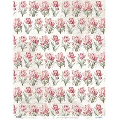 Papel arroz 54×70 cm 25-30 gr La Vie En Fleurs Tulips V