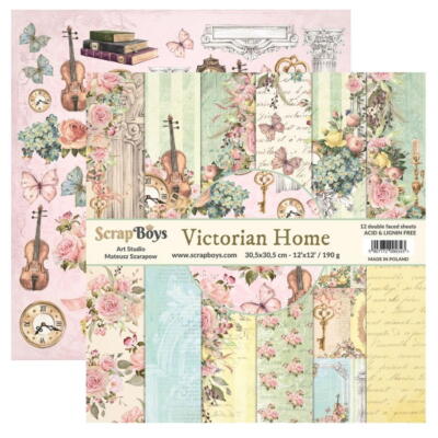 Set de papeles 30×30 cm Victorian Home