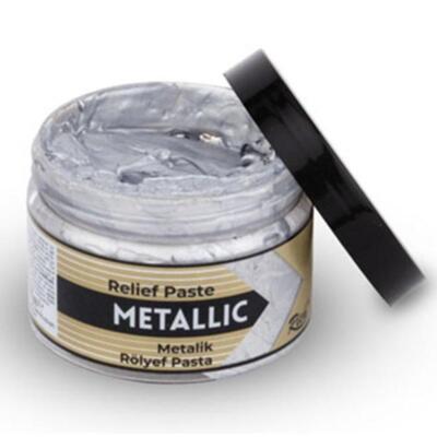 Pasta relieve metallic 150cc Silver