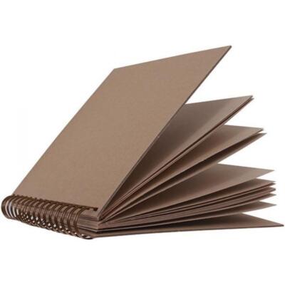 Album Kraft 20 Hojas Kraft Cl. 21X20cm. (Wire-O Bronce)