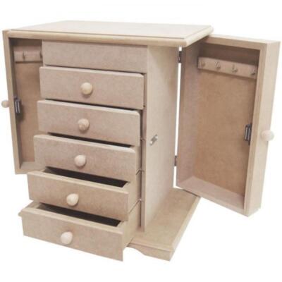 Mini Comoda Mdf Con 5 Cajones 30,5×21,5X39.5cm.