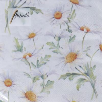 Servilleta 33X33cm. Unidad – Beautiful Daisies White