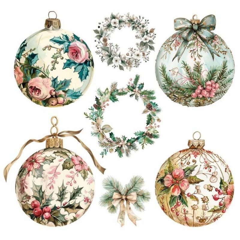 Transfer Dtf Textil 24X23cm. Christmas Decor 2 3 Transfer Dtf Textil 24X23cm. Christmas Decor 2