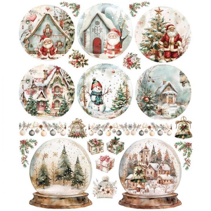 Transfer Dtf Textil 25X30cm. Christmas Decor 2 Transfer Dtf Textil 25X30cm. Christmas Decor