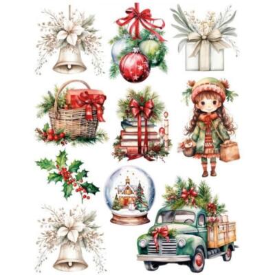 Transfer Dtf Textil 25X30cm. Christmas Selection 1