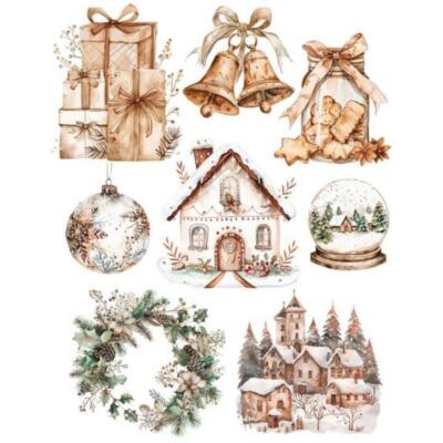 Transfer Dtf Textil 25X30cm. Christmas Selection 2