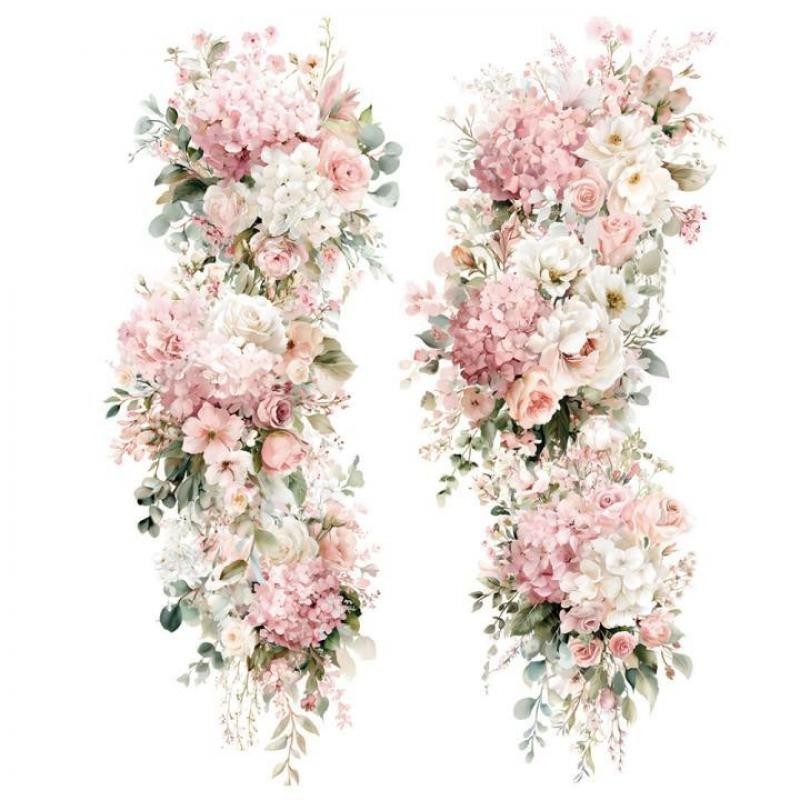 Transfer Dtf Textil 25X30cm. Guirnaldas Florales 2 1 Transfer Dtf Textil 25X30cm. Guirnaldas Florales 2