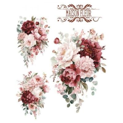 Transfer Dtf Textil 25X30cm. Maison Fleur