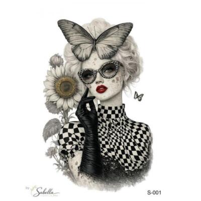 Transfer Dtf Textil By Sabella Y Mas 25X30cm. Chica Girasol