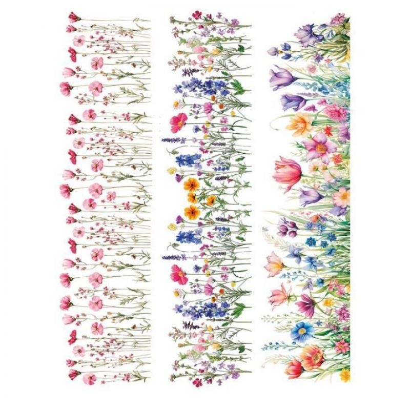 Transfer Uv Premium L 20X25cm. Flores Del Campo 3 Transfer Uv Premium L 20X25cm. Flores Del Campo